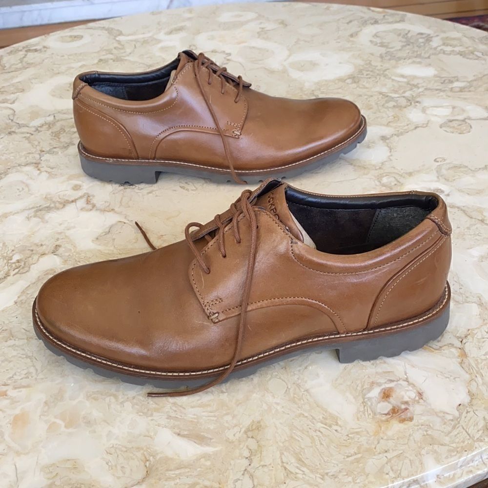 Rockport Colben Shock Absorbing Leather Oxfords